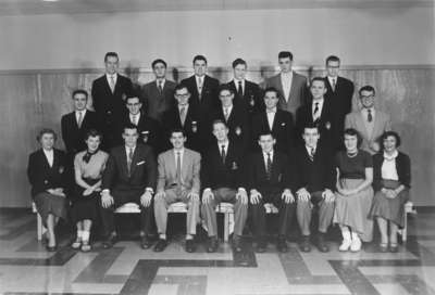 Waterloo College sophomore class, 1954-55