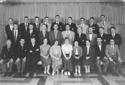 Waterloo College freshman class, 1954-55