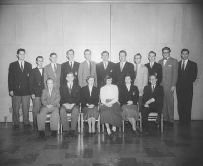Waterloo College sophomore class, 1953-54