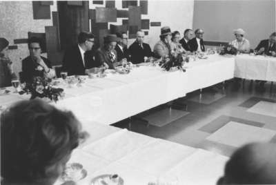 Waterloo Lutheran University graduation banquet, 1968