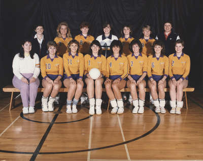 Wilfrid Laurier University women's volleyball team, 1985-86