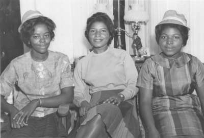 Three female Waterloo Lutheran University students