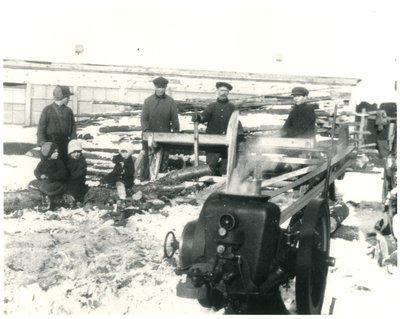 La coupe de billots de bois / Cutting Logs