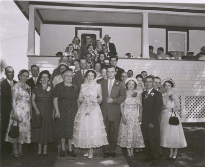 Photo de groupe pour le mariage Lafrenière et Arbour / Lafrenière - Arbour wedding group photo