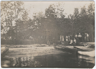 Famille en vacance, lac Nipissing / Family on vacation, Lake Nipissing