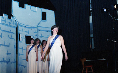 Contestants on Stage During the 1978 Miss Sturgeon Falls Pageant