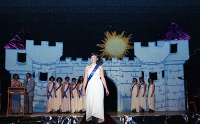 Contestants on Stage During the 1978 Miss Sturgeon Falls Pageant