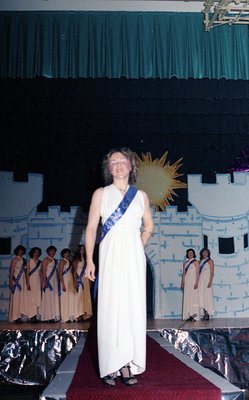 Contestants on Stage During the 1978 Miss Sturgeon Falls Pageant