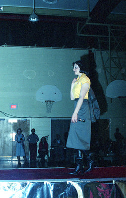 Contestant on Stage During the 1978 Miss Sturgeon Falls Pageant