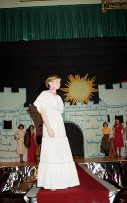 Contestants on Stage During the 1978 Miss Sturgeon Falls Pageant