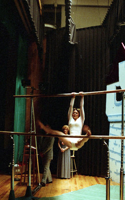 Contestant Performing Gymnastics During the Talent Category of the 1978 Miss Sturgeon Falls Pageant