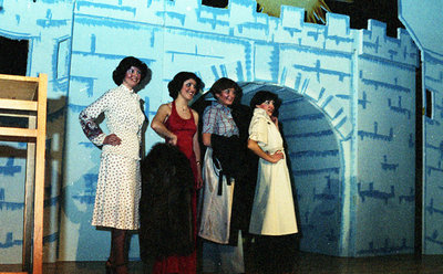 Contestants on Stage During the 1978 Miss Sturgeon Falls Pageant