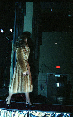 Contestant on Stage During the 1978 Miss Sturgeon Falls Pageant