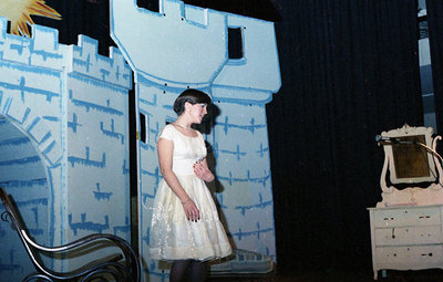 Contestant on Stage During the 1978 Miss Sturgeon Falls Pageant