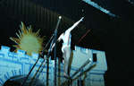 Contestant Peforming on Stage During the Talent Category of the 1978 Miss Sturgeon Falls Pageant