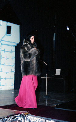 Contestant on Stage During the 1978 Miss Sturgeon Falls Pageant