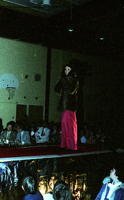 Contestant on Stage During the 1978 Miss Sturgeon Falls Pageant