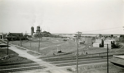 Vue du George Gordon Lumber Company, Cache Bay / View of the George Gordon Lumber Company, Cache Bay