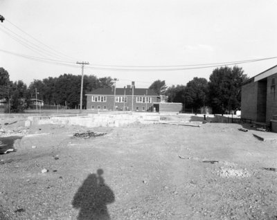 Construction de l'école Sturgeon Falls High School / Construction of the Sturgeon Falls High School