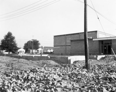 Construction de l'école Sturgeon Falls High School / Construction of the Sturgeon Falls High School