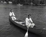 Canoe race down the Sturgeon River