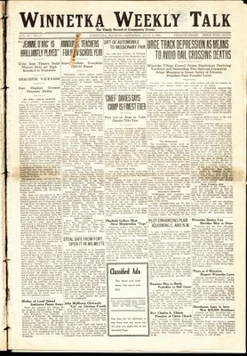 Winnetka Weekly Talk, 8 Jul 1922