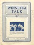 Winnetka Weekly Talk, 14 Nov 1925