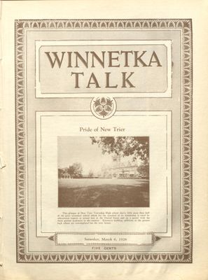 Winnetka Weekly Talk, 6 Mar 1926