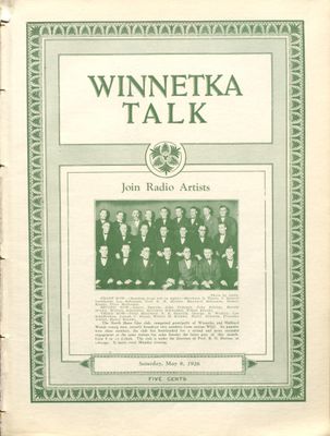 Winnetka Weekly Talk, 8 May 1926