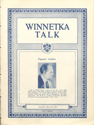 Winnetka Weekly Talk, 29 May 1926