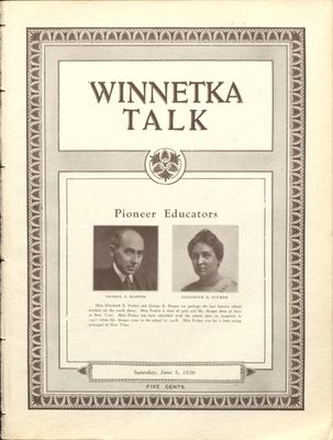 Winnetka Weekly Talk, 5 Jun 1926