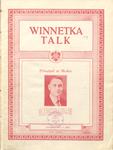 Winnetka Weekly Talk, 3 Jul 1926