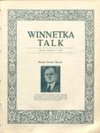 Winnetka Weekly Talk, 11 Sep 1926