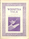 Winnetka Weekly Talk, 6 Nov 1926