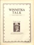 Winnetka Weekly Talk, 27 Nov 1926