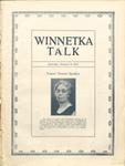 Winnetka Weekly Talk, 8 Jan 1927