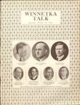 Winnetka Weekly Talk, 22 Oct 1927