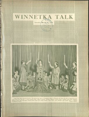 Winnetka Weekly Talk, 31 Mar 1928