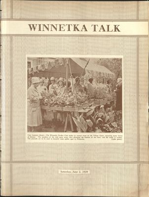 Winnetka Weekly Talk, 2 Jun 1928