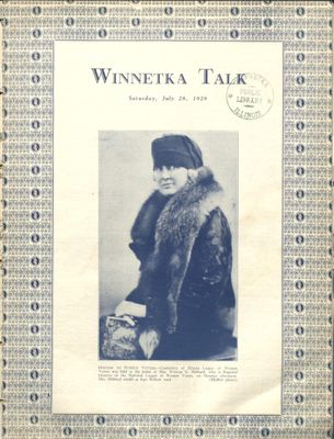 Winnetka Weekly Talk, 28 Jul 1928