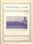 Winnetka Weekly Talk, 10 Nov 1928