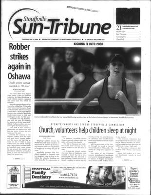 Stouffville Sun-Tribune (Stouffville, ON), 24 Jan 2008