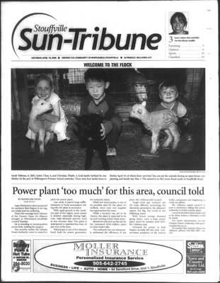 Stouffville Sun-Tribune (Stouffville, ON), 19 Apr 2008