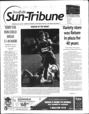 Stouffville Sun-Tribune (Stouffville, ON), 30 Aug 2008