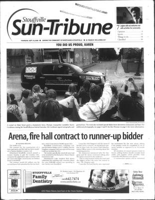 Stouffville Sun-Tribune (Stouffville, ON), 18 Sep 2008