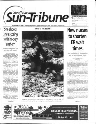 Stouffville Sun-Tribune (Stouffville, ON), 27 Sep 2008