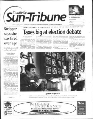 Stouffville Sun-Tribune (Stouffville, ON), 4 Oct 2008