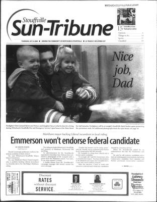 Stouffville Sun-Tribune (Stouffville, ON), 9 Oct 2008