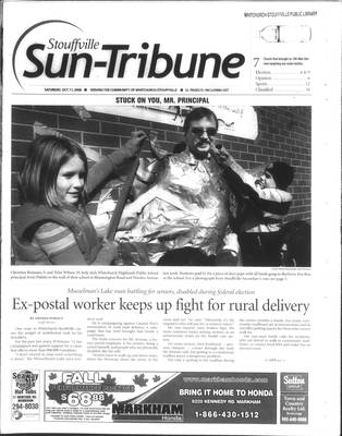 Stouffville Sun-Tribune (Stouffville, ON), 11 Oct 2008