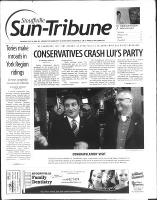 Stouffville Sun-Tribune (Stouffville, ON), 16 Oct 2008